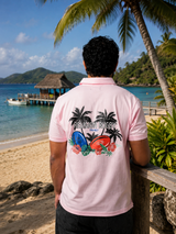 Pink Summer Rugby Polo