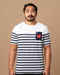 T-shirt Breton Stripe Rugby France - FFR x Religion Rugby